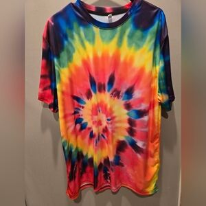 Source Unknown Multicolor Tie-Dye Short Sleeve Tee